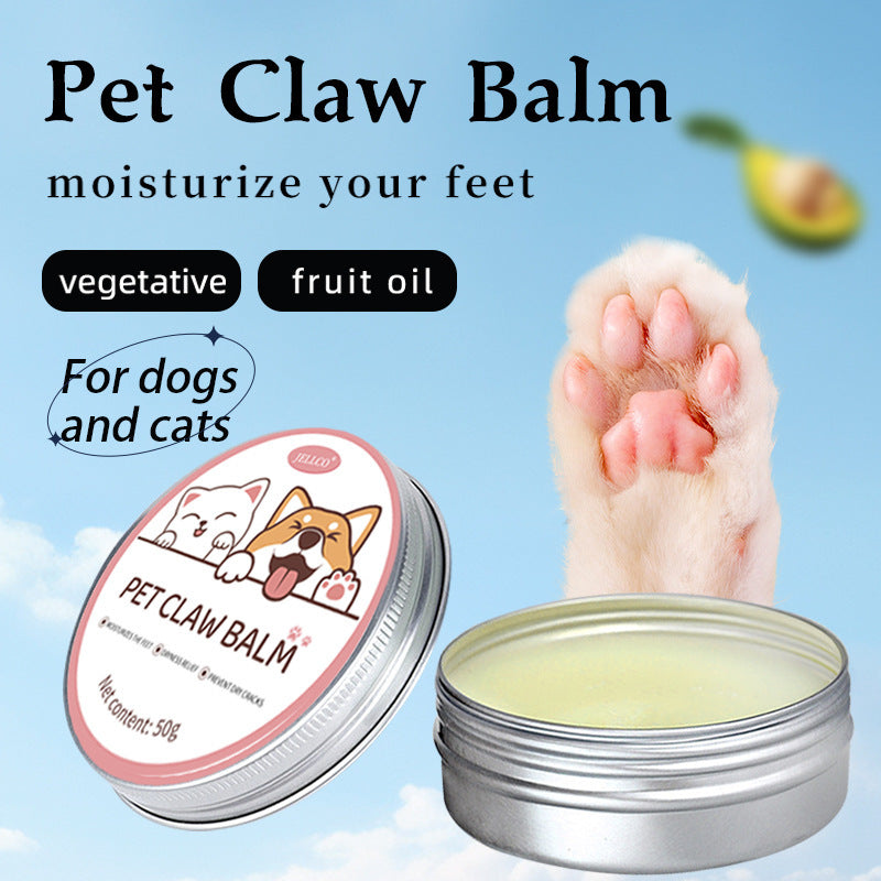 Pet Paw Balm – Moisturizing Foot & Claw Care Cream for Dogs and Cats