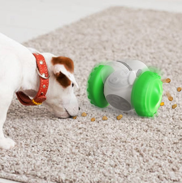 Interactive Slow Feeder Balance Car Toy for Cats & Dogs – Fun, Smart Pet Feeding Solution