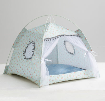 Soft Pet Bed Tent – Indoor Cat and Dog Sleeping House
