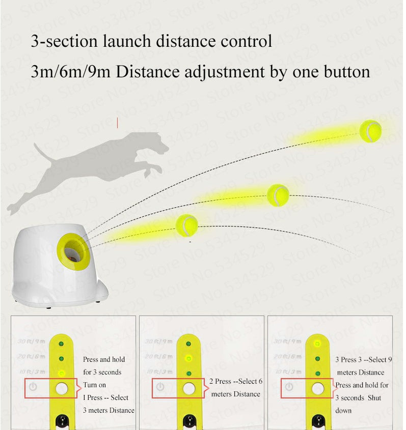 Pet Ball Launcher for Dogs – Automatic Fetch Machine