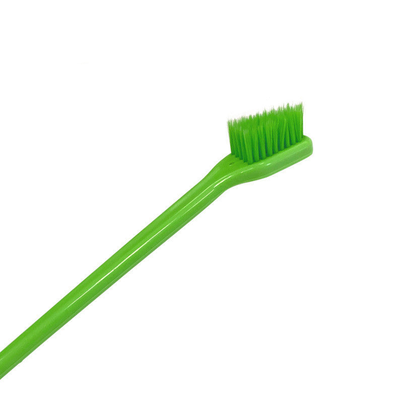 Pet Dental Care Toothbrush – Double-Ended for Cats & Dogs
