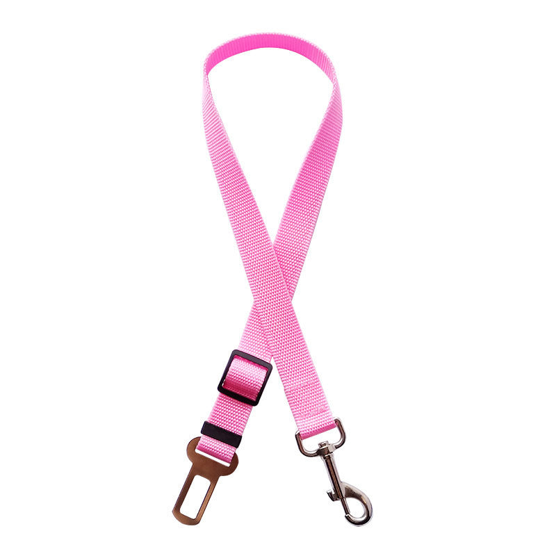 Adjustable Pet Car Seat Belt Harness – Safety Clip for Dogs & Cats