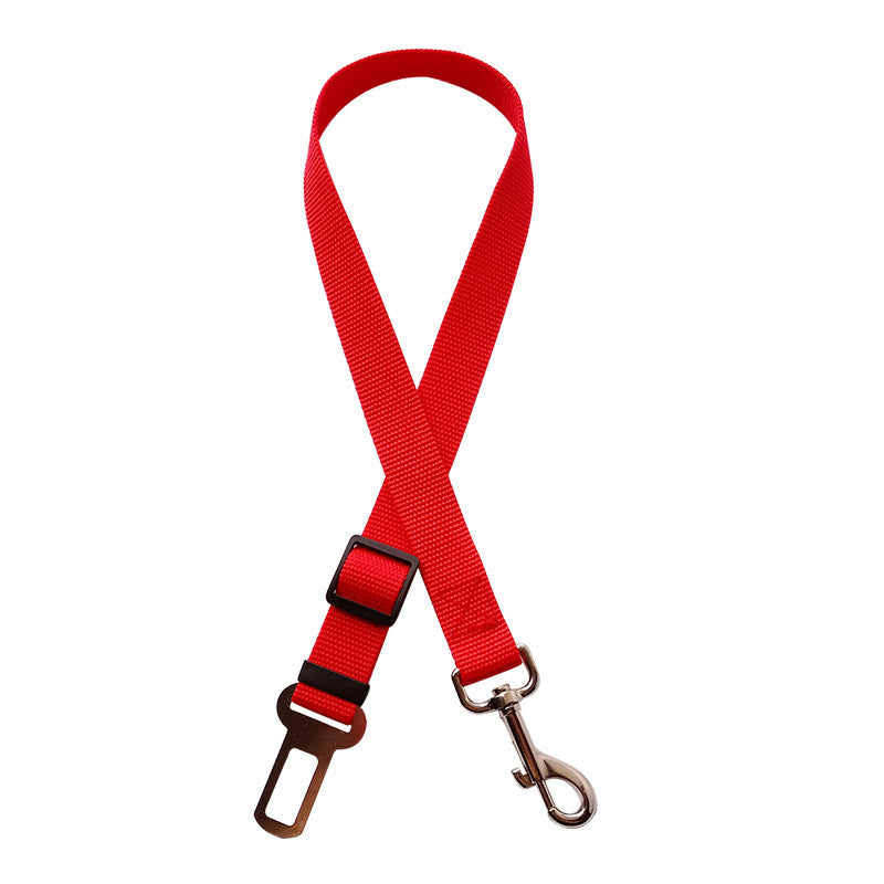 Adjustable Pet Car Seat Belt Harness – Safety Clip for Dogs & Cats