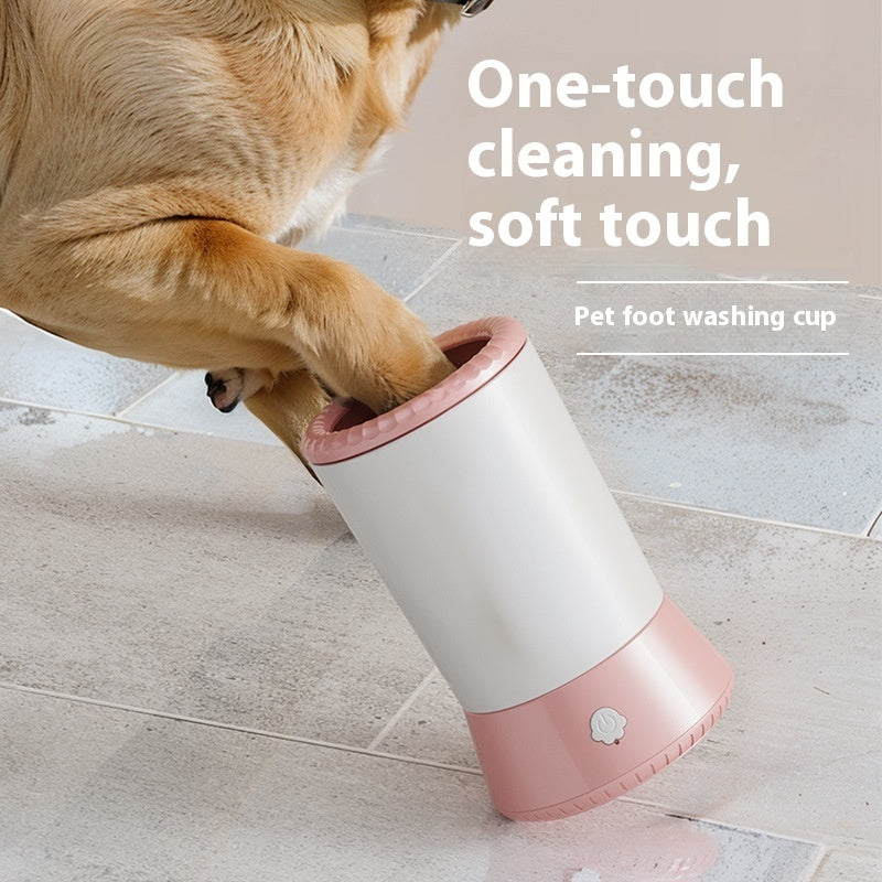 Electric Pet Paw Cleaner – USB Rechargeable Foot Washing Cup for Dogs & Cats