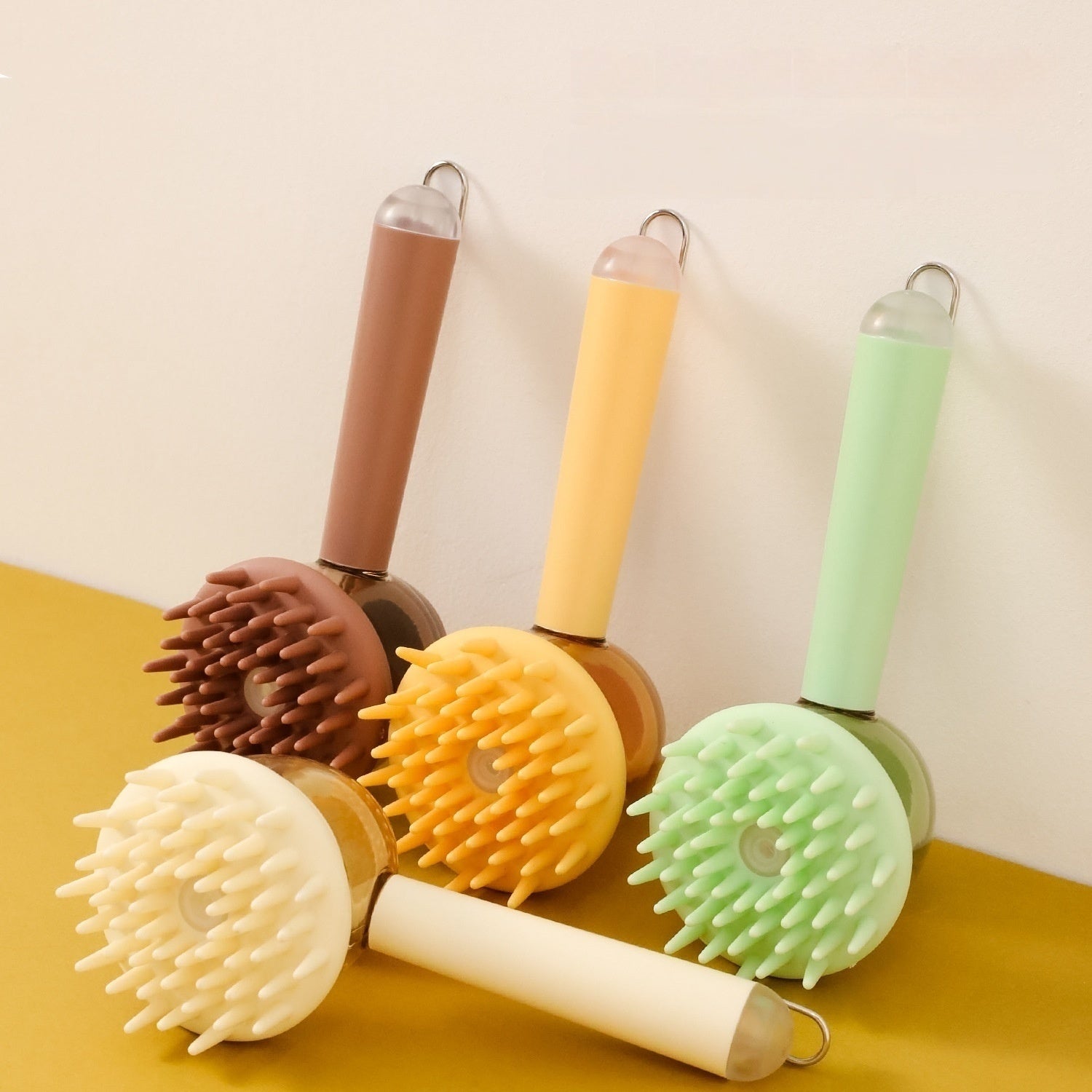 3-in-1 Pet Bath Brush – Massage, Shampoo Dispenser & Depilation Comb for Dogs & Cats