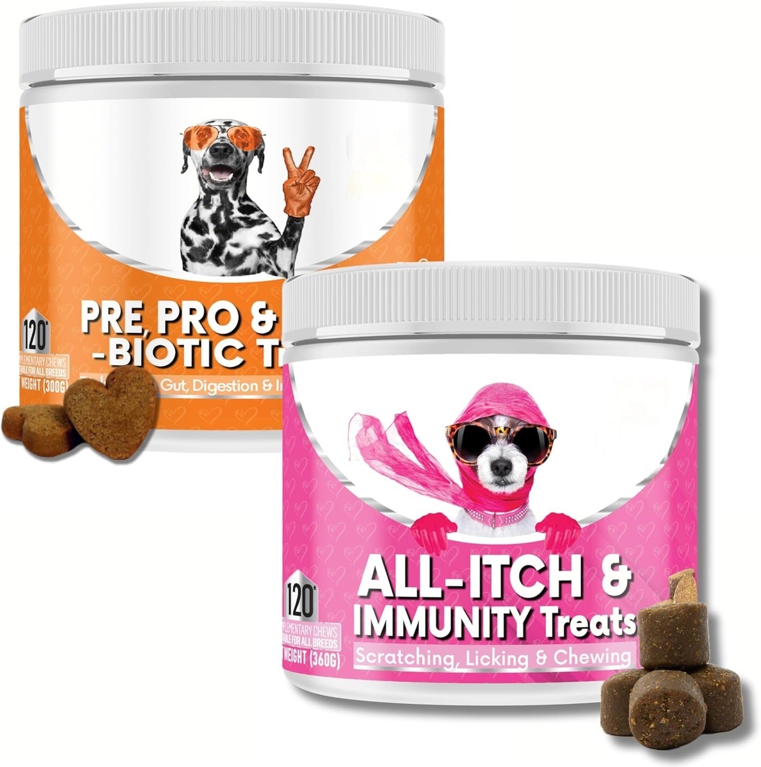 Dog Prebiotic Digestive Treats – Gut Health & Intestinal Support Snacks