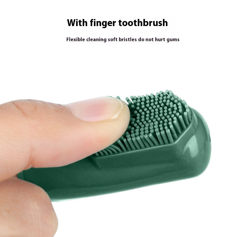 Cat & Dog Dental Care Kit – Toothbrush + Finger Stall + Toothpaste