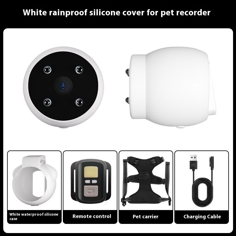 Pet Tracker Collar with HD Camera – GPS & Motion Recording for Dogs & Cats