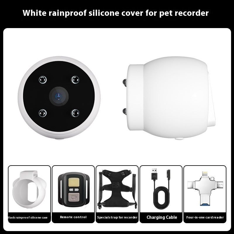 Pet Tracker Collar with HD Camera – GPS & Motion Recording for Dogs & Cats