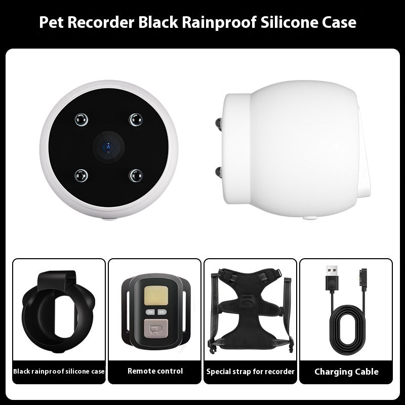 Pet Tracker Collar with HD Camera – GPS & Motion Recording for Dogs & Cats