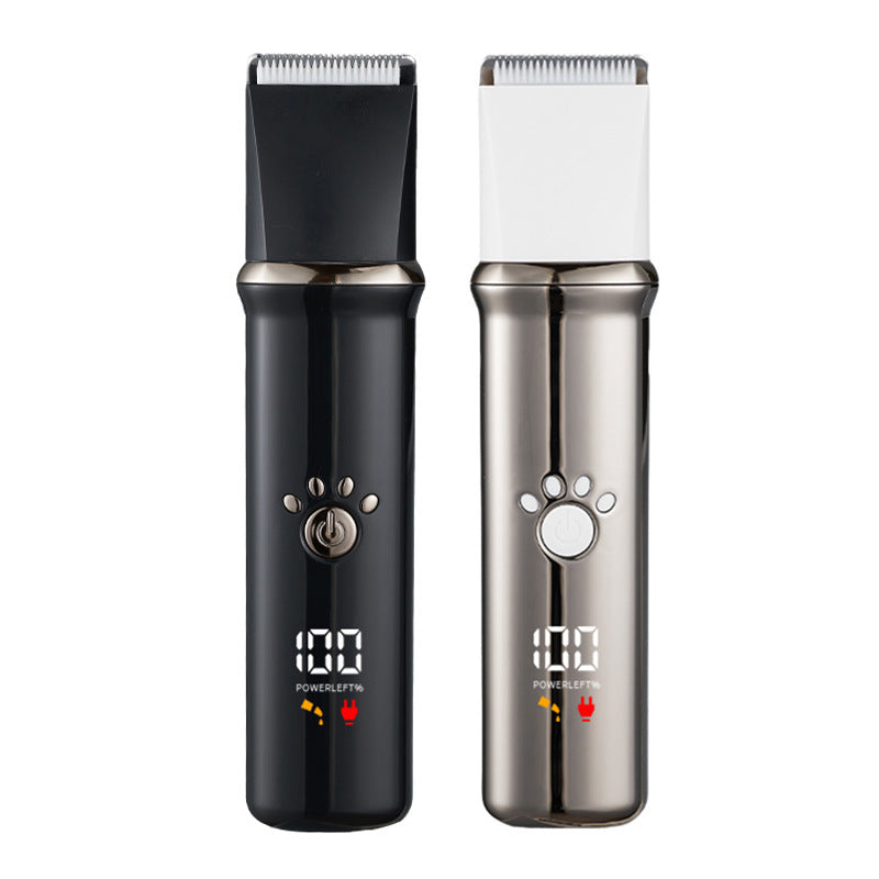 4-in-1 Electric Pet Shaver with Digital Display – Grooming Kit for Dogs & Cats