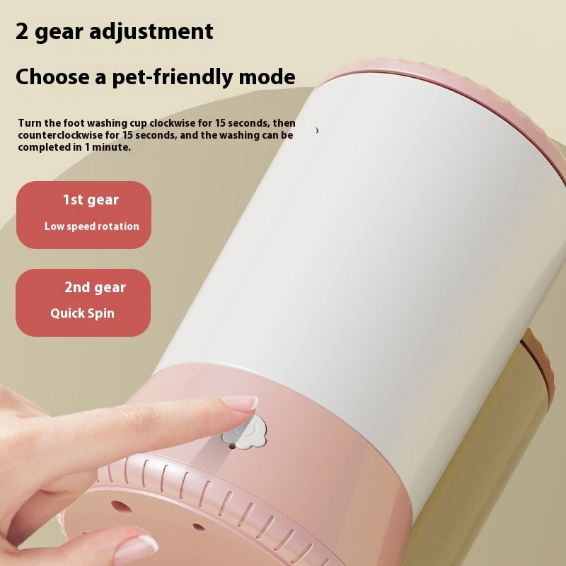 Electric Pet Paw Cleaner – USB Rechargeable Foot Washing Cup for Dogs & Cats
