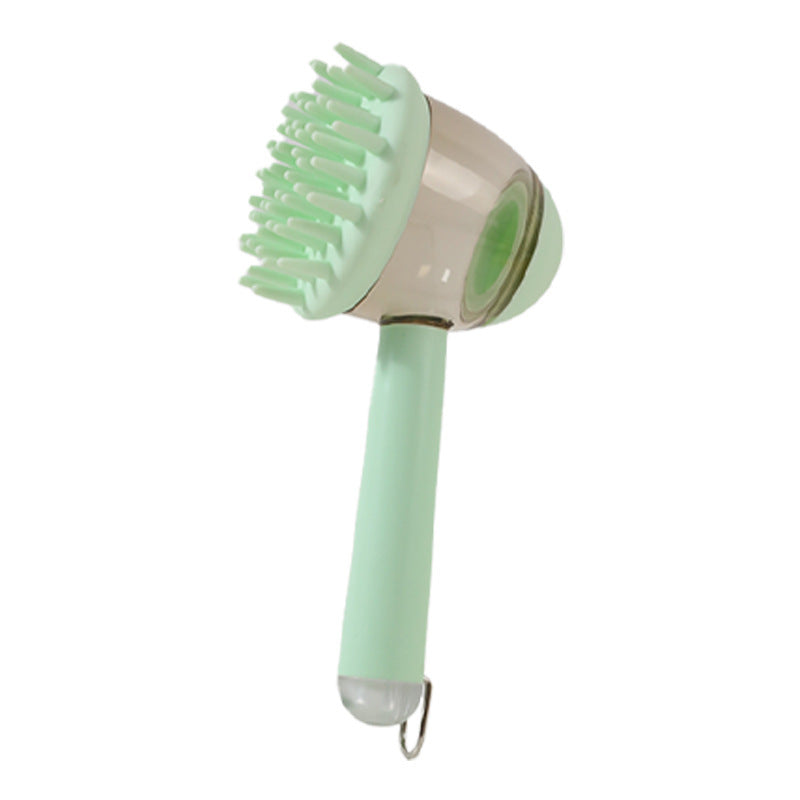 3-in-1 Pet Bath Brush – Massage, Shampoo Dispenser & Depilation Comb for Dogs & Cats