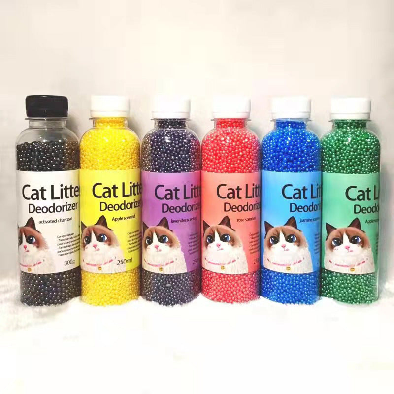 Activated Carbon Pet Litter Freshener – Deodorant Beads