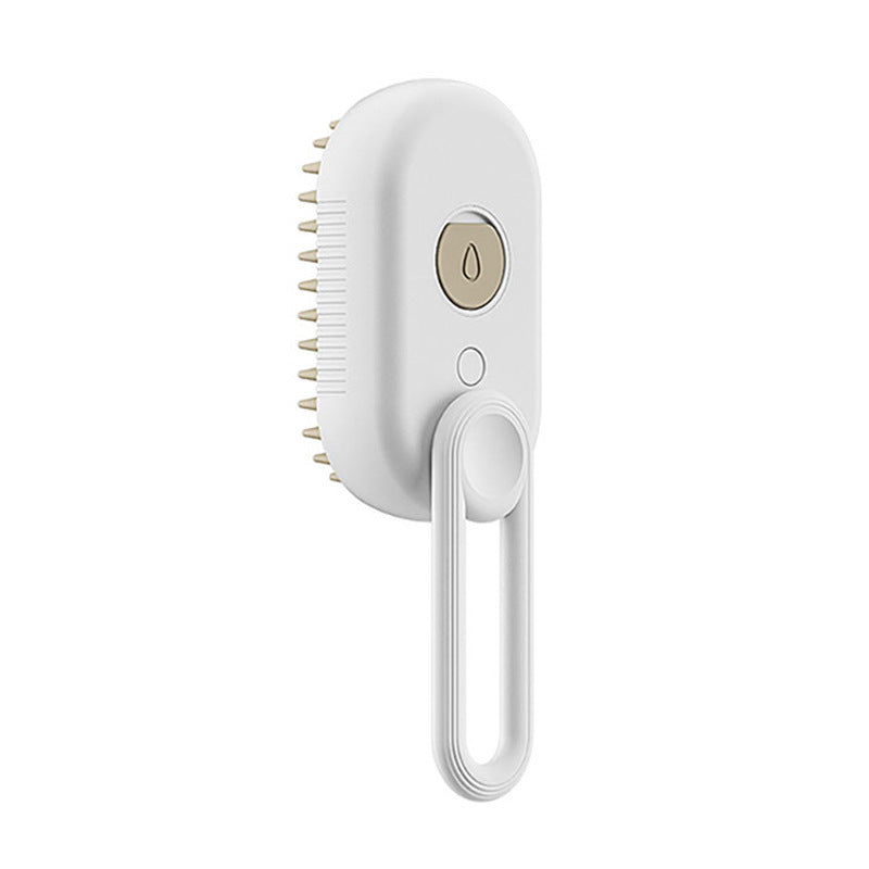3-in-1 Pet Steam Brush for Happy Cats & Dogs: Steam, Massage & Hair Removal