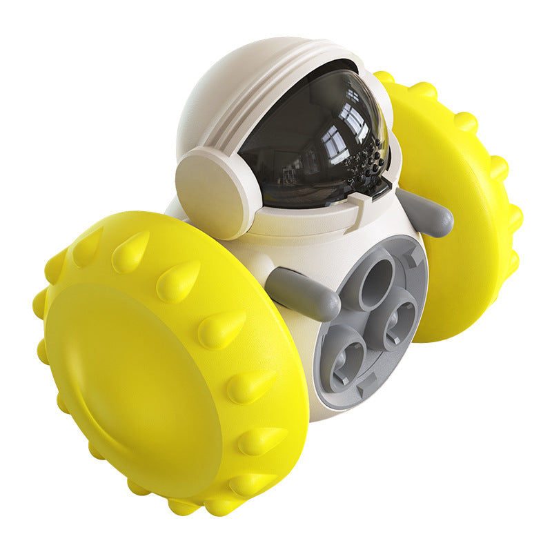 Interactive Slow Feeder Balance Car Toy for Cats & Dogs – Fun, Smart Pet Feeding Solution