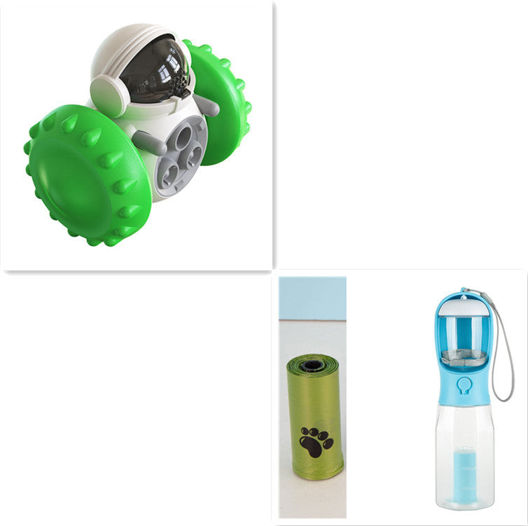 Interactive Slow Feeder Balance Car Toy for Cats & Dogs – Fun, Smart Pet Feeding Solution