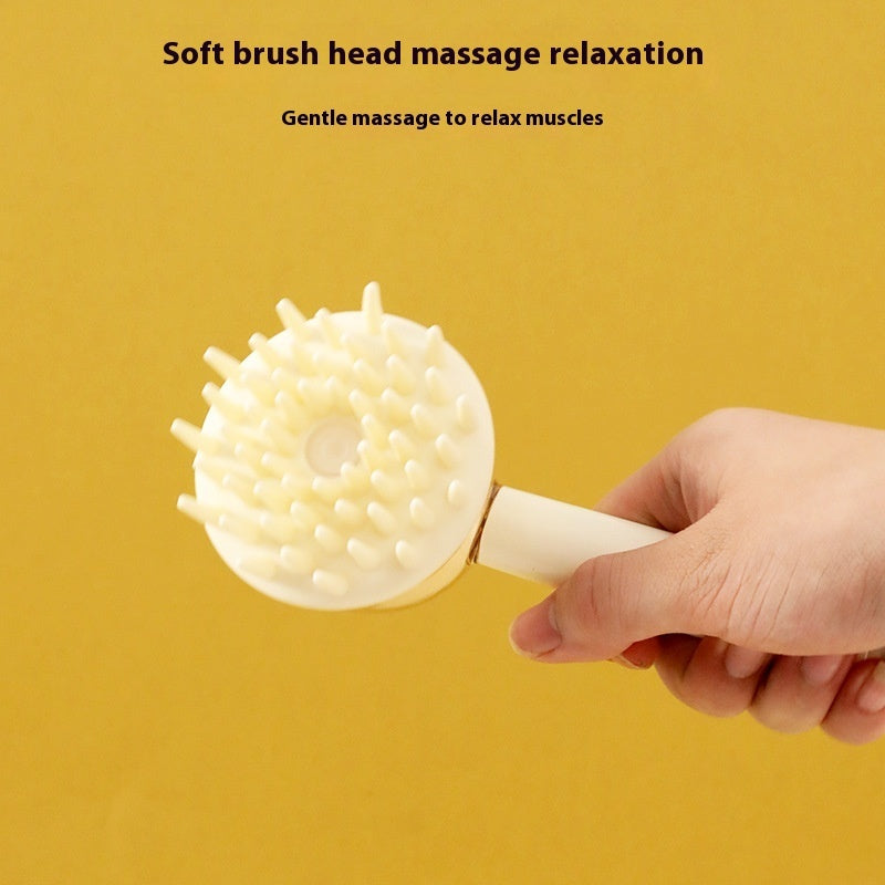 3-in-1 Pet Bath Brush – Massage, Shampoo Dispenser & Depilation Comb for Dogs & Cats