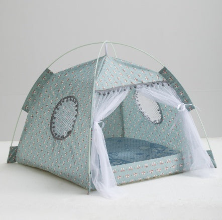 Soft Pet Bed Tent – Indoor Cat and Dog Sleeping House