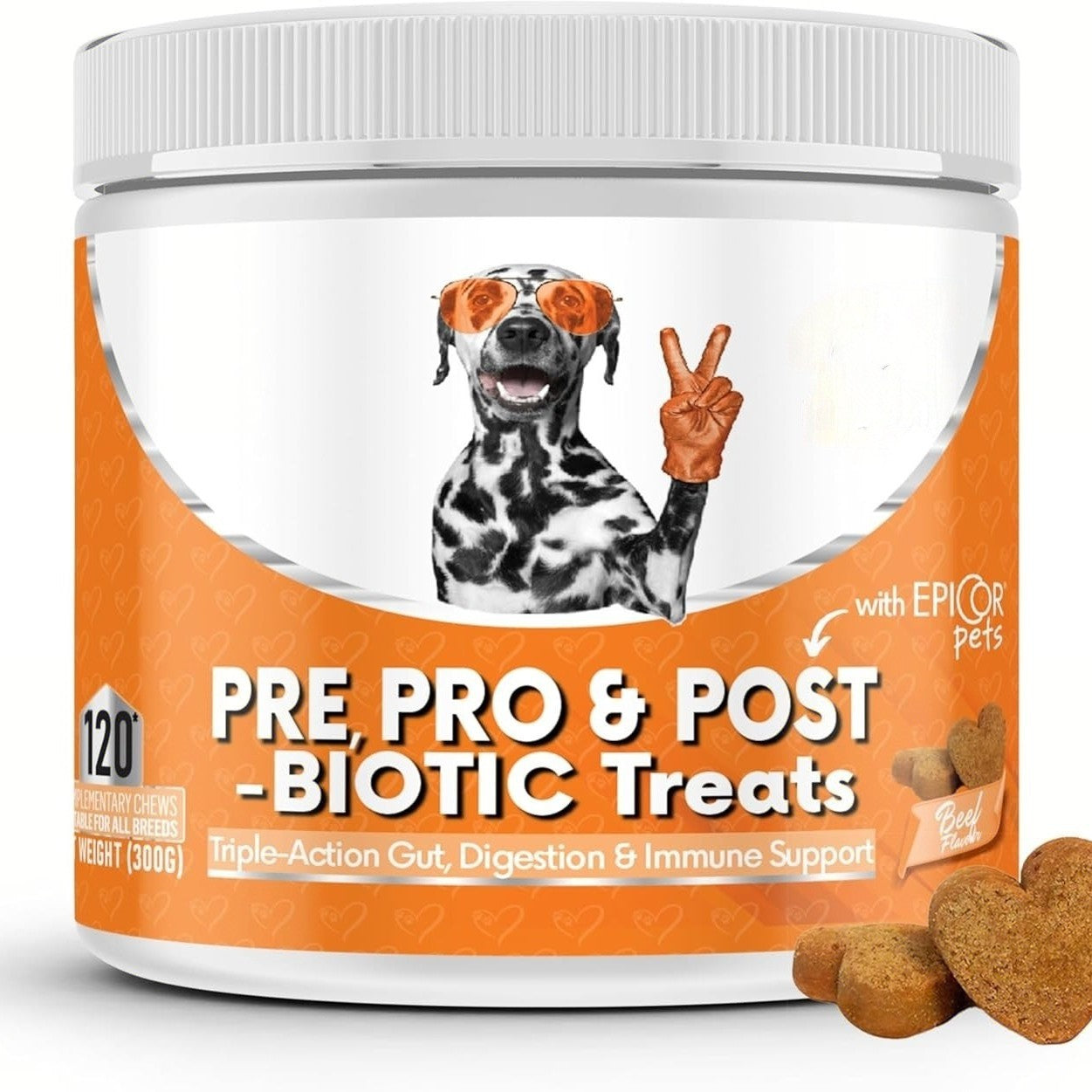 Dog Prebiotic Digestive Treats – Gut Health & Intestinal Support Snacks