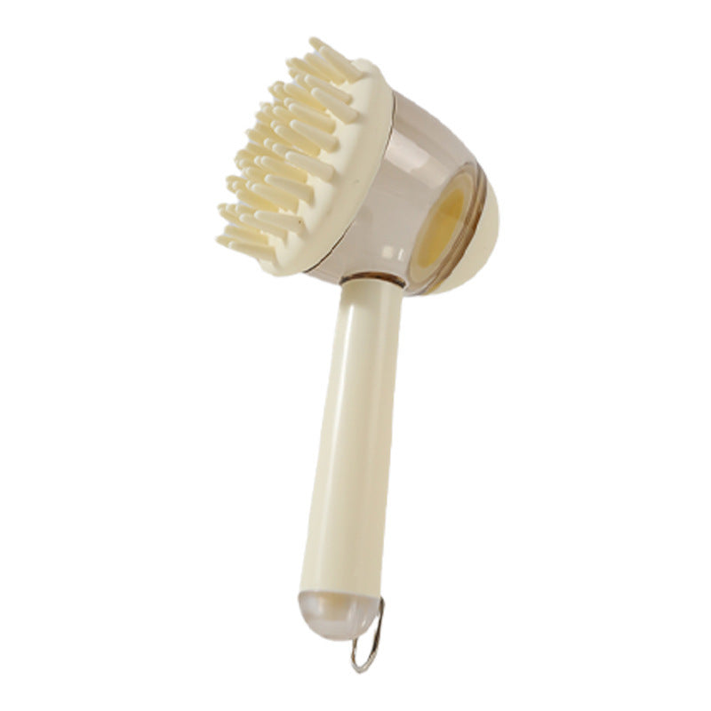 3-in-1 Pet Bath Brush – Massage, Shampoo Dispenser & Depilation Comb for Dogs & Cats