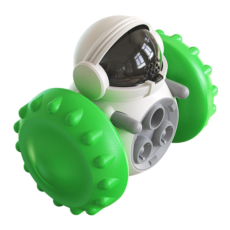 Interactive Slow Feeder Balance Car Toy for Cats & Dogs – Fun, Smart Pet Feeding Solution