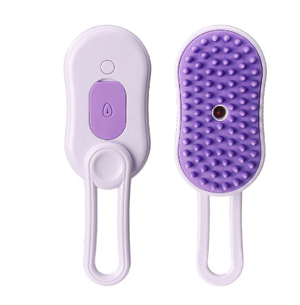 3-in-1 Pet Steam Brush for Happy Cats & Dogs: Steam, Massage & Hair Removal