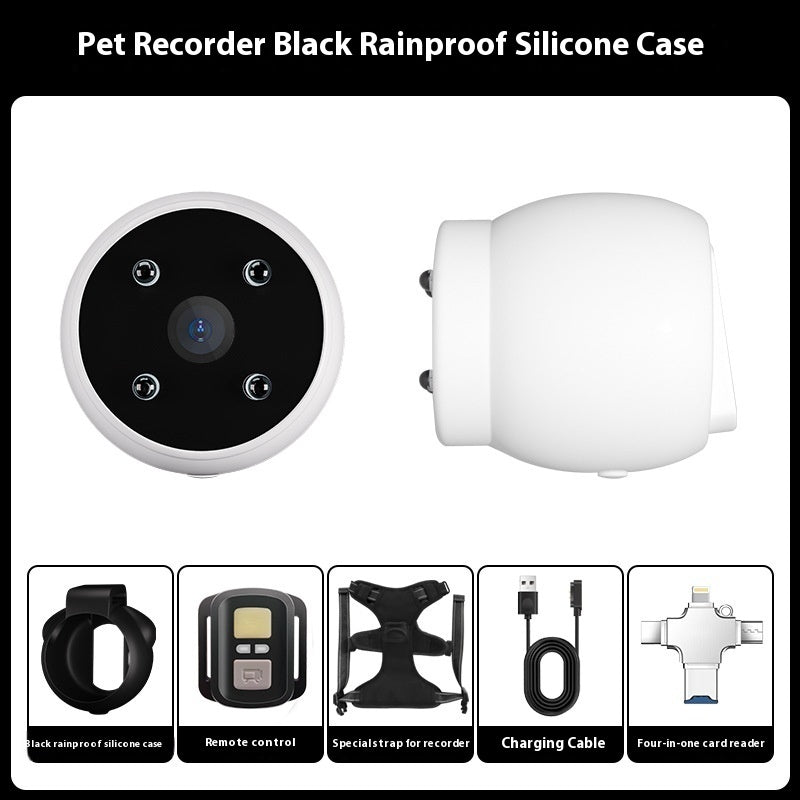 Pet Tracker Collar with HD Camera – GPS & Motion Recording for Dogs & Cats